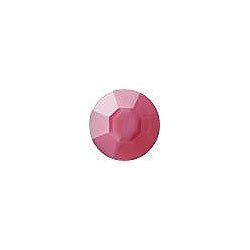 Round Faceted Pointed Back (Doublets) Crystal Glass Stone, Pink 13 Pearl Colours (07400), Czech Republic