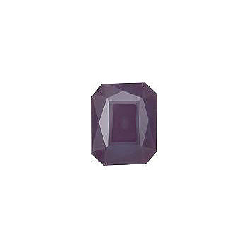 Octagon Faceted Pointed Back (Doublets) Crystal Glass Stone, Violet 11 Opaque (24110), Czech Republic