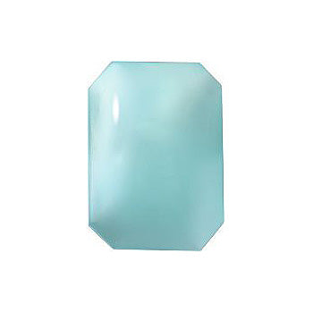 Octagon Cabochons Pointed Back Crystal Glass Stone, Turquoise 3 Pearl Colours (05401), Czech Republic