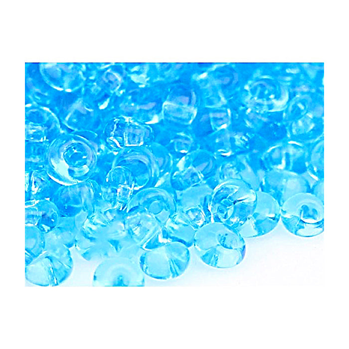 PRECIOSA seed beads drops rocailles (like MAGATAMA beads) Blue Glass Czech Republic