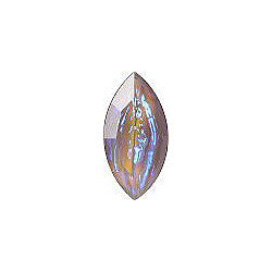 Navette Faceted Pointed Back (Doublets) Crystal Glass Stone, Violet 9 Mexico Opals (16215), Czech Republic