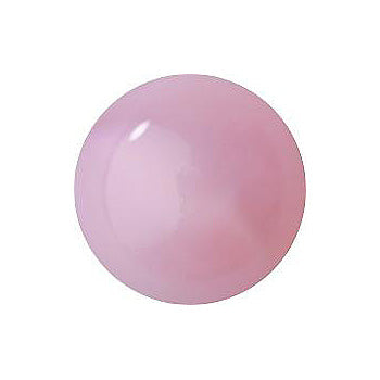 Round Cabochons Flat Back Crystal Glass Stone, Pink 3 Pearl Colours (02407), Czech Republic