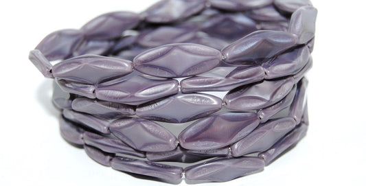 Table Cut Spindle Beads, 24030 Matte (24030 M), Glass, Czech Republic