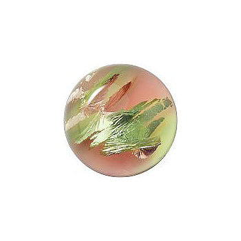 Round Cabochons Flat Back Crystal Glass Stone, Light Green 3 Multicolours (95708), Czech Republic