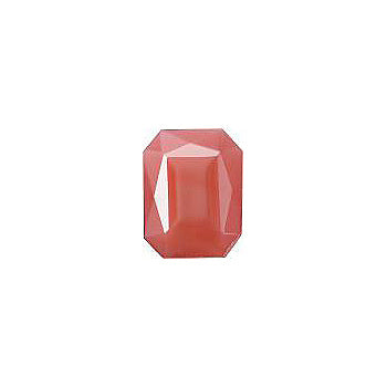 Octagon Faceted Pointed Back (Doublets) Crystal Glass Stone, Pink 9 Pearl Colours (07409), Czech Republic