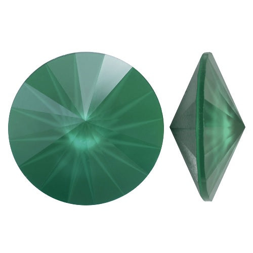 SWAROVSKI CRYSTALS Stones Rivoli 1122 Chaton Crystal Royal Green Glass Austria