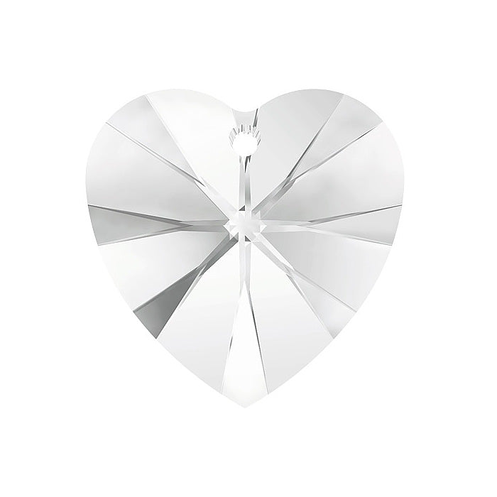 SWAROVSKI ELEMENTS pendant HEART 6228 crystal stone with hole Crystal Glass Austria