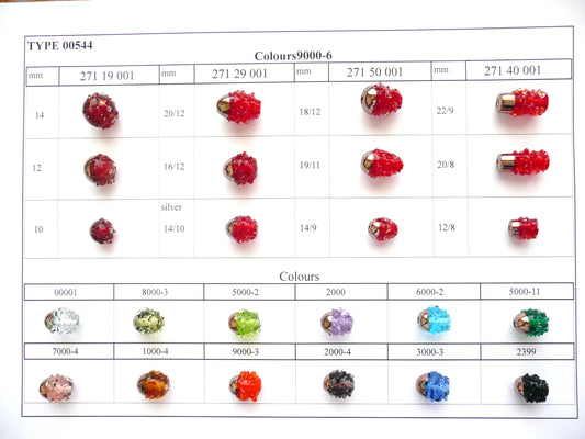 30 pcs Lampwork Beads 544 / Round (271-19-001), Handmade, Preciosa Glass, Czech Republic