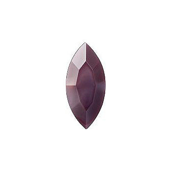 Navette Faceted Pointed Back (Doublets) Crystal Glass Stone, Violet 13 Opaque (24110), Czech Republic