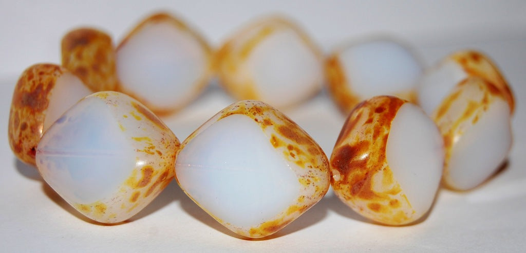 Table Cut Stone-Like Beads, (1000 43400), Glass, Czech Republic