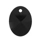 SWAROVSKI ELEMENTS pendant XILION oval 6028 crystal stone with hole Jet Black Glass Austria