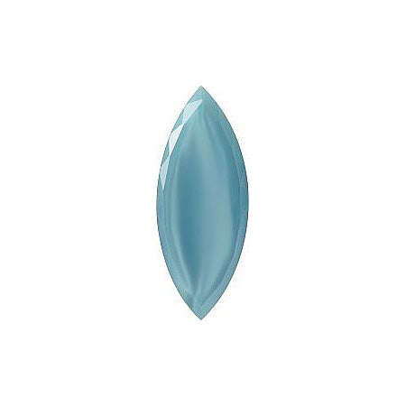 Navette Faceted Pointed Back (Doublets) Crystal Glass Stone, Aqua Blue 4 Pearl Colours (06400), Czech Republic