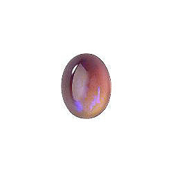 Oval Cabochons Flat Back Crystal Glass Stone, Violet 13 Mexico Opals (Mex-19), Czech Republic