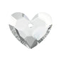 SWAROVSKI ELEMENTS pendant Truly in Love Heart 6264 crystal stone with hole Crystal Glass Austria