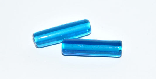 Czech Glass Hand Made Roller Tube Lampwork Beads, (268 E), Glass, Czech Republic