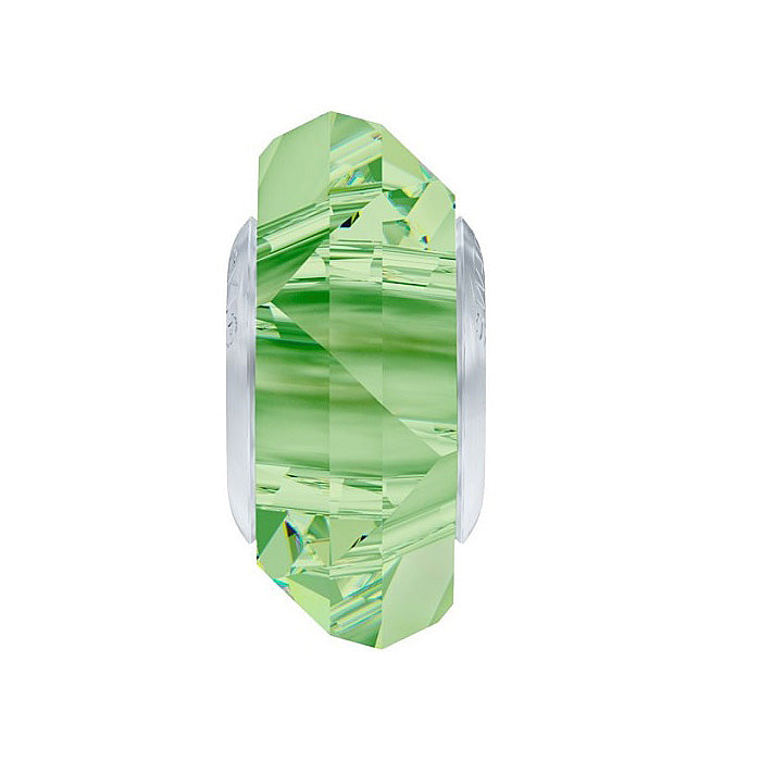 SWAROVSKI ELEMENTS BeCharmed Fortune 5929 Peridot, Steel Glass Austria