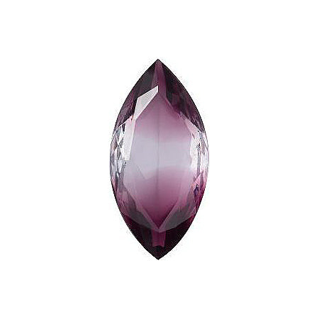 Navette Faceted Pointed Back (Doublets) Crystal Glass Stone, Violet 8 Multicolours (Bi-11411), Czech Republic