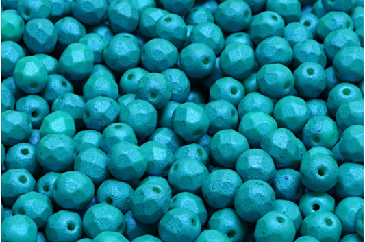 ファセット加工ビーズ ラウンド ホワイト 24513 (02010-24513)、ボヘミアクリスタルガラス、チェコ共和国