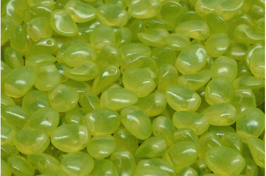 ユリの花びらビーズ、クリスタル 20011 (00030-20011)、ガラス、チェコ共和国