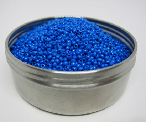 Rocailles PRECIOSA seed beads Blue (Terra Intensive) Glass Czech Republic