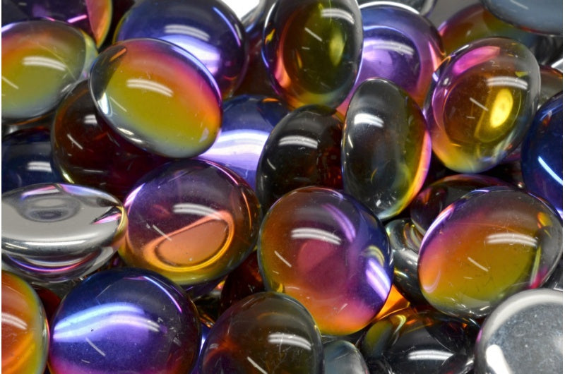 Cabochon Beads Crystal 29942 (00030-29942), Glass, Czech Republic