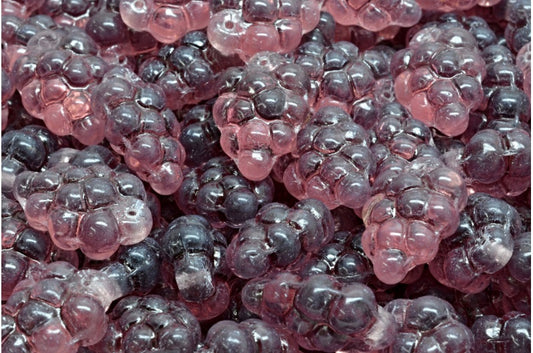 Grape Beads, Transparent Light Amethyst (20030), Glass, Czech Republic