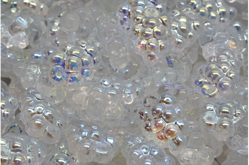 Grape Beads, Crystal Ab (00030-28701), Glass, Czech Republic