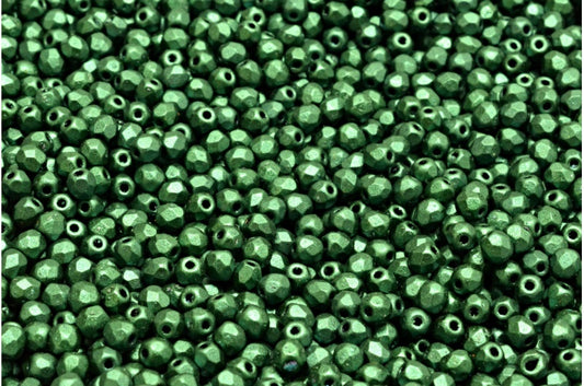 ファイアポリッシュファセットビーズラウンド、ブラック79052（23980-79052）、ボヘミアクリスタルガラス、チェコ共和国