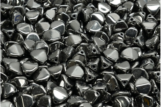 Pinch Beads, Black 27400 (23980-27400), Glass, Czech Republic