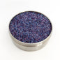 Rocailles PRECIOSA seed beads Blue Red Transparent Dyed Glass Czech Republic