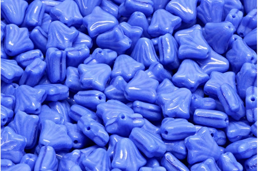 ユリの花のビーズ、37306（37306）、ガラス、チェコ共和国