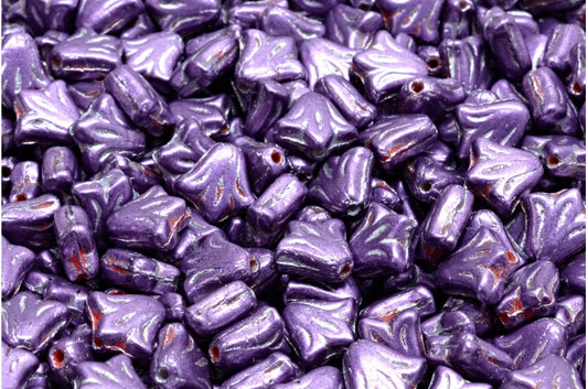 ユリの花のビーズ、R2930 42077 (R2930-42077)、ガラス、チェコ共和国