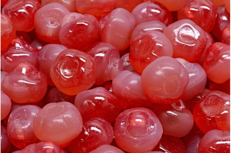 梨珠，蛋白石粉色 44285 (71010-44285)，玻璃，捷克共和国