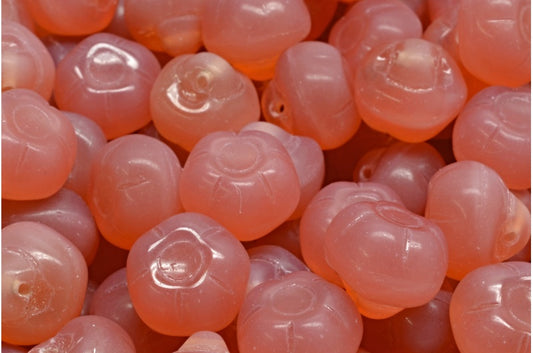 Pear Beads, Opal Pink (71010), Glass, Czech Republic