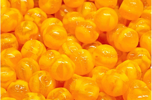 Orange Beads 9mm, 81240 (81240), Glass, Czech Republic