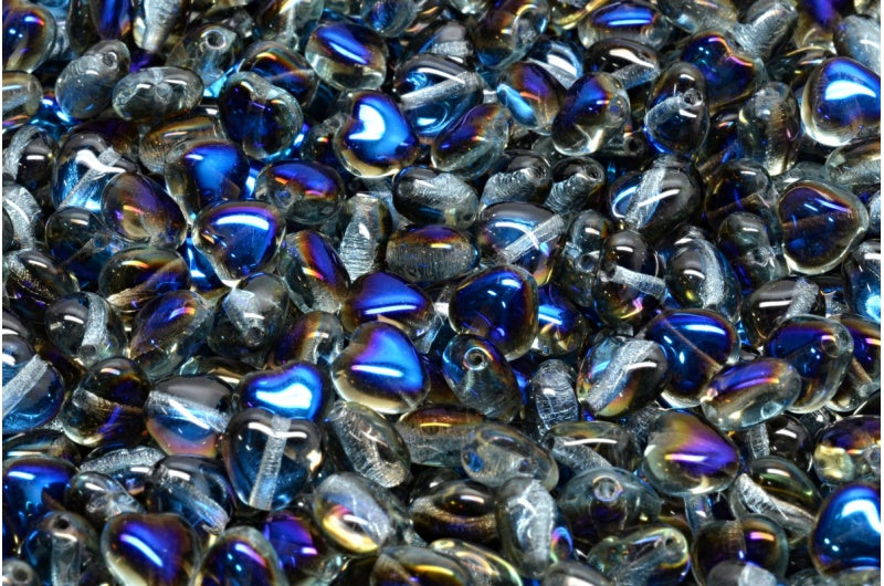 ハートビーズ、クリスタル 22201 (00030-22201)、ガラス、チェコ共和国