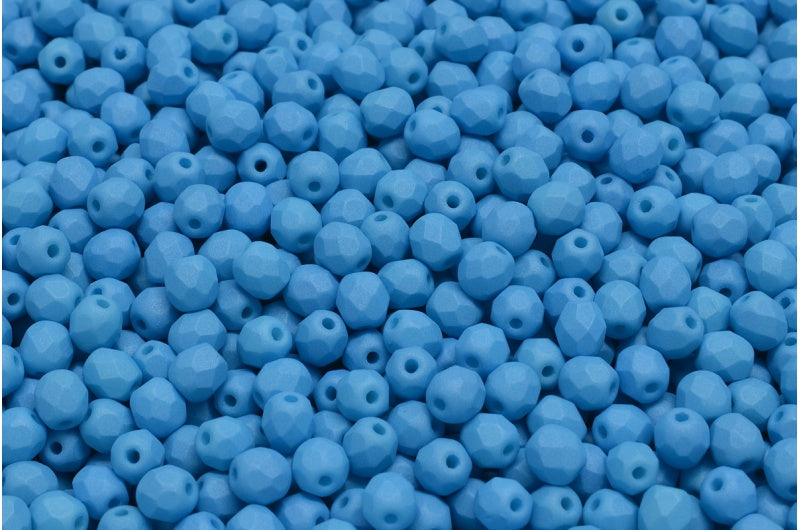 ファセット加工ビーズ ラウンド ホワイト 29576 (02010-29576)、ボヘミアクリスタルガラス、チェコ共和国