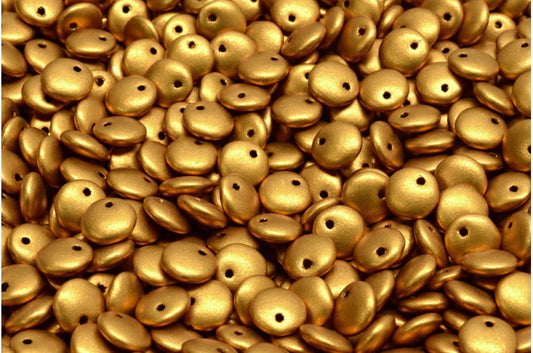 Lentil Beads, Crystal 1740 (00030-01740), Glass, Czech Republic