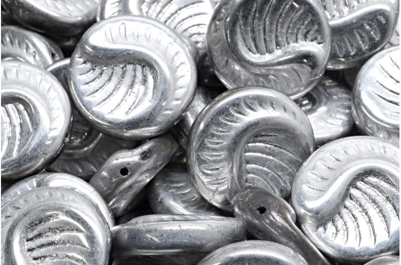 化石コインビーズ、クリスタル 27003 (00030-27003)、ガラス、チェコ共和国