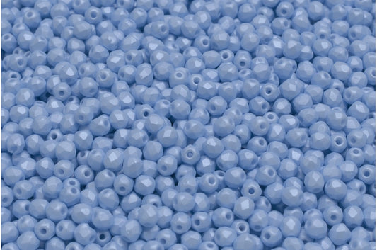 ファセット加工ビーズ ラウンド ホワイト 29310 (02010-29310)、ボヘミアクリスタルガラス、チェコ共和国