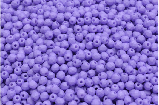 ファセット加工ビーズ ラウンド ホワイト 29570 (02010-29570)、ボヘミアクリスタルガラス、チェコ共和国