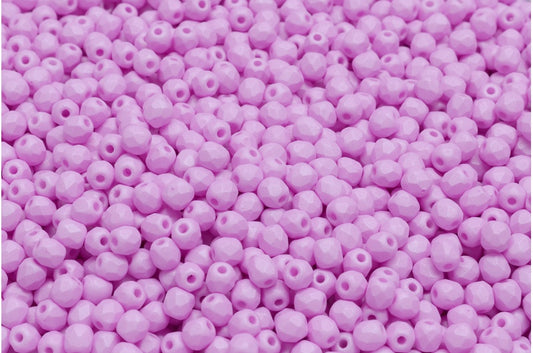 ファセット加工ビーズ ラウンド ホワイト 29561 (02010-29561)、ボヘミアクリスタルガラス、チェコ共和国