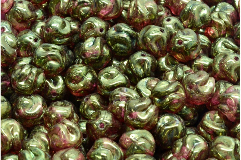 Yarn Ball, R0239 Luster Red Full Coated (R0239-14495), Glass, Czech Republic