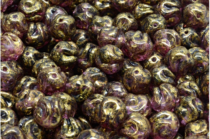 Yarn Ball, R0239 Terracotta Violet (R0239-15496), Glass, Czech Republic