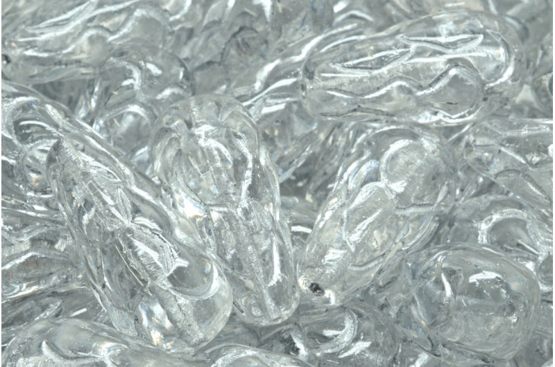 Pinecone Beads, Crystal Fp 54201 (00030-FP-54201), Glass, Czech Republ ...