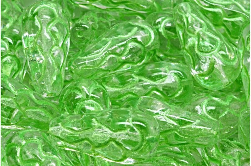 Pinecone Beads, Crystal Fp 43813 (00030-FP-43813), Glass, Czech Republic