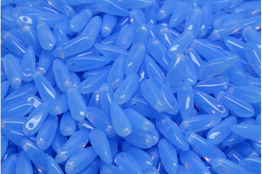 ダガービーズ、オパールブルー（31000）、ガラス、チェコ共和国