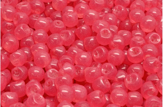 Mushroom Button Beads, Crystal 20007 (00030-20007), Glass, Czech Republic