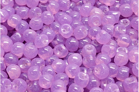 Mushroom Button Beads, Crystal 20009 (00030-20009), Glass, Czech Republic