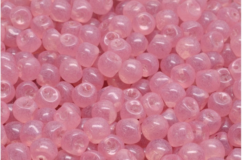 Mushroom Button Beads, Crystal 20008 (00030-20008), Glass, Czech Republic